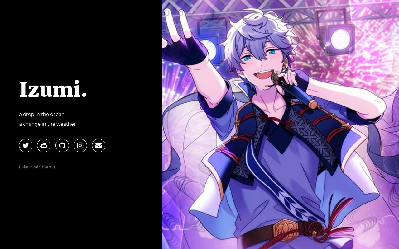 Carrd profile picture for @sena